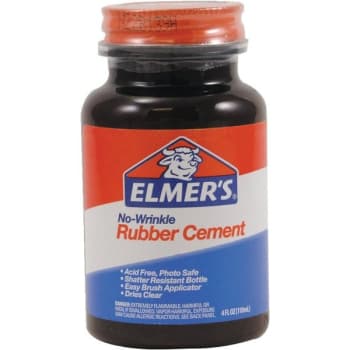 ELMERS® Rubber Cement, 4 Ounces