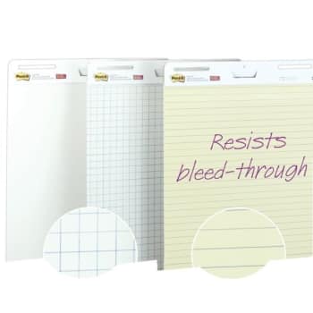 Image for Post-It® Self-Stick Easel Pads, 25" X 30", White, 30 Sheets, Case Of 2 from HD Supply