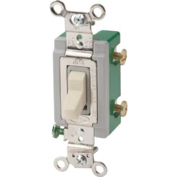 Hubbell-Pro 30 Amp 120/277 Volt 2-Position Toggle Switch (Ivory)