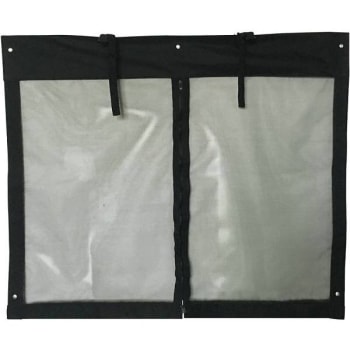 8 ft. x 8 ft. Snap-On Garage Door Screen w/ Zipper