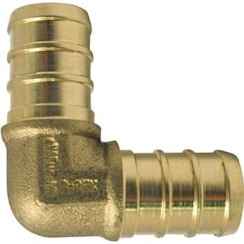 Image for Apollo 1/2 in. Brass PEX-B Barb 90 Deg. Elbow from HD Supply