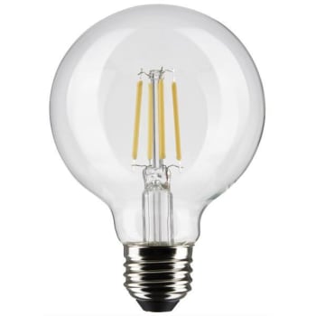 Image for Satco 6 Watt G25 Led Bulb, Medium Base, 3000k, 500 Lumens, Clear, Package Of 6 from HD Supply