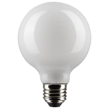 Image for Satco 6 Watt G25 Led Bulb, Medium Base, 3000k, 500 Lumens, White, Package Of 6 from HD Supply