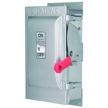 Image for Siemens Heavy Duty 200 Amp 600 V 3-Pole Outdoor Fusible Safety Switch from HD Supply
