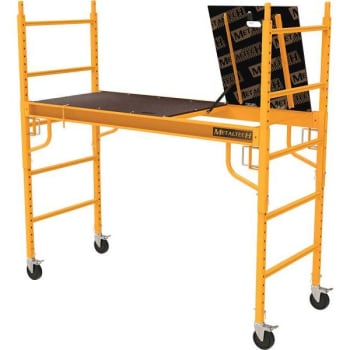 Image for MetalTech Safe Climb 6 Ft. Baker Style Rolling Scaffold Platform, 1250 Lb. Load Capacity from HD Supply