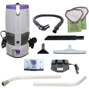 Image for Proteam Gofree Flex Pro Ii 6 Qt 12 Ah Backpack Vacuum W/ Xover Tool Kit from HD Supply