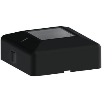 Image for Peak 4" X 4" Black Aluminum Deck Railing Post Base Cover from HD Supply