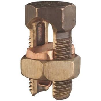 Thomas & Betts 4/0 Strand-2 Solid 1 Max Main 6-Solid Split Bolt Connector