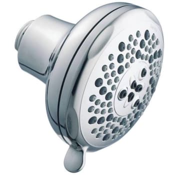 Image for Moen Eco 4 In. 5-Spray Patterns W/ 1.75 GPM Wall Mount Fixed Shower Head In Chrome from HD Supply