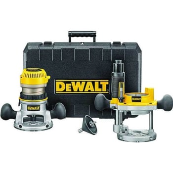 Image for DeWalt 11a Corded 1-3/4 Horsepower Fixed Base/Plunge Router Combo Kit from HD Supply