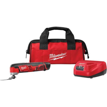 Image for Milwaukee M12 12v Li-Ion Cordless Oscillating Multi-Tool Kit W/ 1.5ah Battery And Accessories from HD Supply