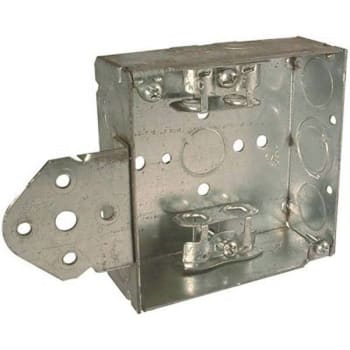 Image for Raco 4 In. Square Box Welded 1-1/2 In. Deep With Clamps Three 1/2 In. Ko', Tko Ubs B Bracket from HD Supply