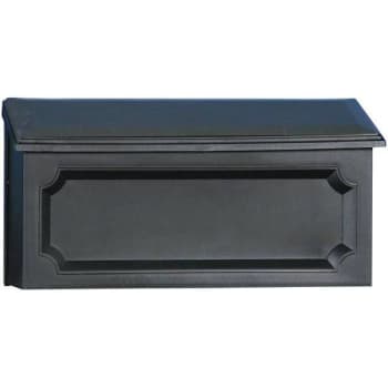 Image for Gibraltar Mailboxes Small Black Windsor Plastic Wall Mount Mailbox from HD Supply