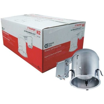 Image for Commercial Electric 6 In. Aluminum Remodel LC Recessed Can Light Housing (6-Pack) from HD Supply