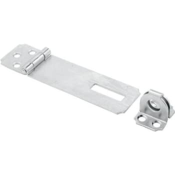 Image for 4-1/2 In. Steel Fixed Stapled Safety Hasp (Zinc-Plated Finish) from HD Supply
