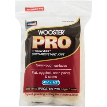 Image for Wooster 4-1/2 In. X 1/2 In. PRO Surpass Mini Roller High-Density Fabric Cage Frame from HD Supply