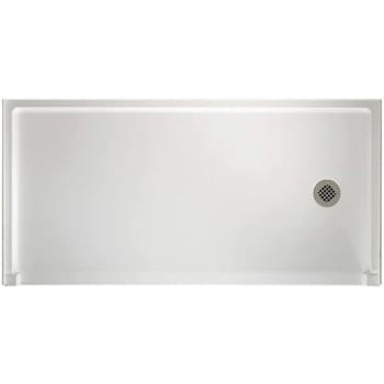 Image for Swan Veritek 30 in. x 60 in. Single Threshold Right Drain Barrier-Free Shower Pan (White) from HD Supply