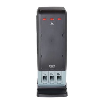 Dixie Ultra® Smartstock® Tri-Tower Cutlery Dispenser Series-T Black