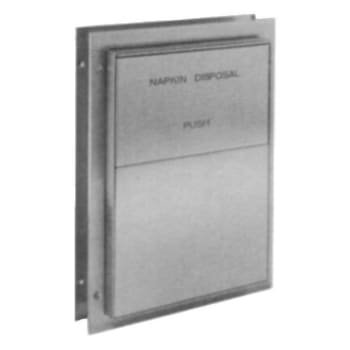 Image for American Specialties Dual Feminine Napkin Disposal Receptacle from HD Supply