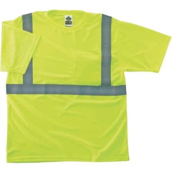 Image for Ergodyne Glowear 2XL Type R Class 2 T-Shirt (Lime) from HD Supply