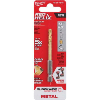 Image for Milwaukee Shockwave 13/64 In. Titanium Drill Bit from HD Supply