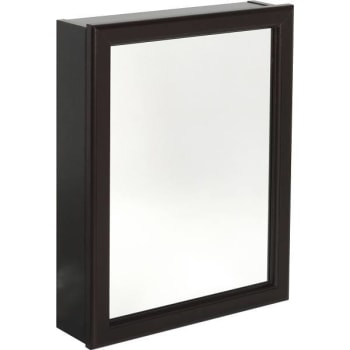 Image for Zenith 15.25 in. W x 19.25 in. H Surface-Mount Framed Medicine Cabinet (Espresso) from HD Supply