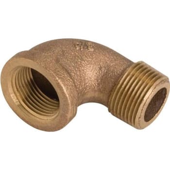 Image for Mueller Streamline 1/2 In. X 1/2 In. Brass Banded 90 Degree Street Elbow Lead Free from HD Supply