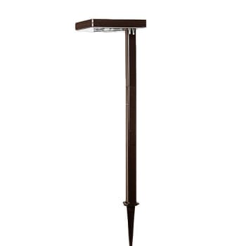 Image for Gama Sonic Contemporary Square Solar Led Pathway Light, Bronze from HD Supply