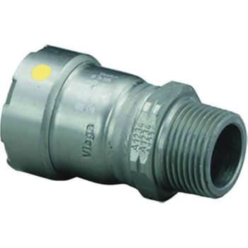Image for Viega Megapressg 1 In. X 1 In. Carbon Steel Mpt Adapter from HD Supply