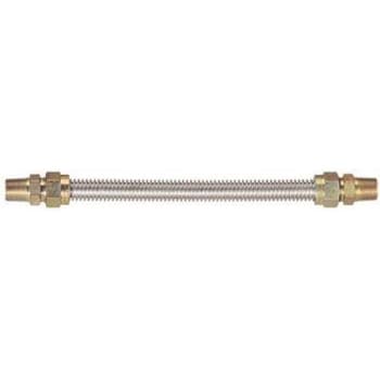 Image for Watts 5/8 In. Od 1/2 In. Id 1/2 In. Mnpt X 1/2 In. Fnpt 36 In. Long Stainless Steel Gas Connector from HD Supply