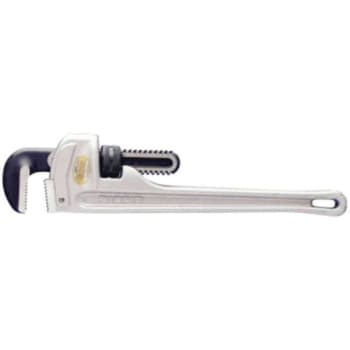 Image for Ridgid 10 In. Aluminum Pipe Wrench With Self Cleaning Threads And Hook Jaws from HD Supply