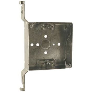 Image for Raco 4 In. Square Box Welded 1-1/2 In. Deep With Nmsc Clamps, 3 1/2"ko' & 1 Tko Fs Bracket from HD Supply