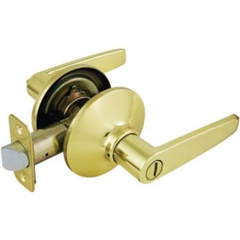 Defiant Olympic Privacy Bed/bath Door Lever (Polished Brass)