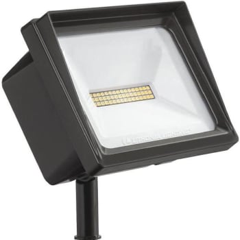 Image for Lithonia Lighting Qte 24-Watt Bronze Outdoor Integrated Led Flod Light from HD Supply