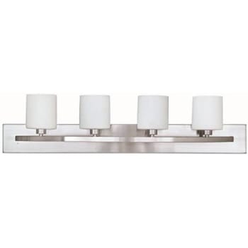 Image for Monument 4-Lights Brushed Nickel Vanity Light from HD Supply