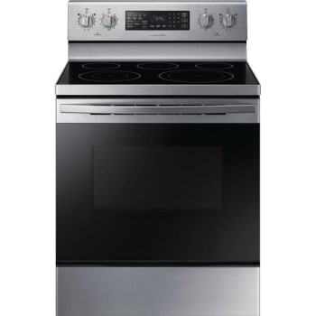 Image for Samsung 30 in. 5.9 cu. ft. Electric Range w/ Self-Cleaning and Convection Oven in Stainless Steel from HD Supply
