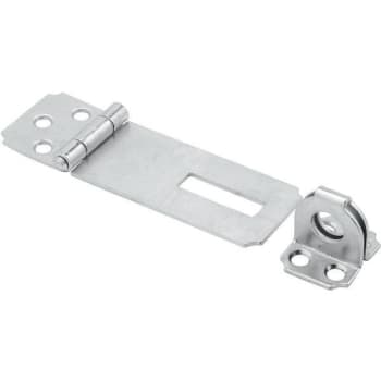 Image for 3-1/2 In. Steel Fixed Stapled Safety Hasp (Zinc-Plated Finish) from HD Supply