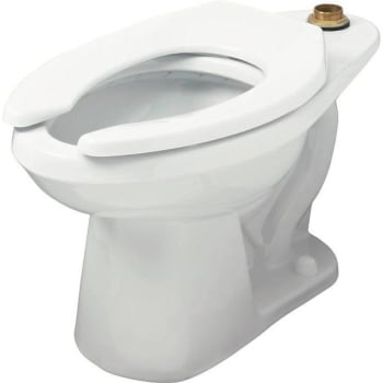 Gerber Plumbing North Point 1.28/.16 Gpf Top Spud Elongated Toilet Bowl (White)