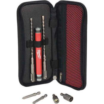 Image for Milwaukee 1/4 in. x 5/32 in. Carbide Tip SDS-Plus Concrete Screw Drill And Bit Kit from HD Supply