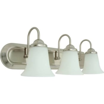 Image for Monument 24 " 3 Light Brushed Nickle Vanity Light from HD Supply