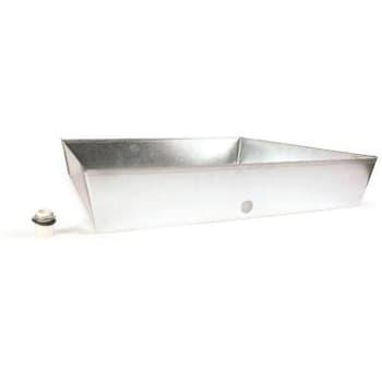 Image for Camco 30 In. X 30 In. X 6 In. Galvanized Water Heater Drain Pan from HD Supply