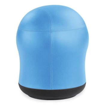 Image for Safco Zenergy™ Swivel Ball Chair, Backless, 23" Seat Height, Baby Blue Vinyl from HD Supply