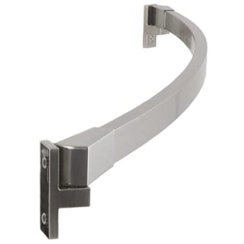 Image for Preferred Bath Adjustable Curved 60" Rectangle Bar Shower Rod Brushed Nickel from HD Supply