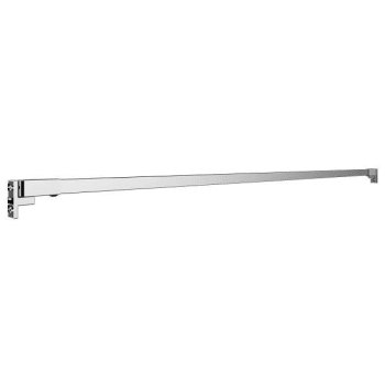 Image for Preferred Bath One-Piece Straight 60" Rectangle Bar Shower Rod Bright Polished from HD Supply
