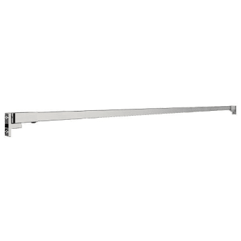 Image for Preferred Bath One-Piece Straight 60" Rectangle Bar Shower Rod Brushed Nickel from HD Supply