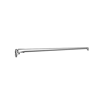 Image for Preferred Bath One-Piece Straight 60" Oval Bar Shower Rod Bright Polished Finish from HD Supply