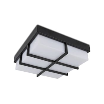Seasons 8 In. Outdoor Bug-Resistant Led Ceiling Fixture, 30/35/40k Black