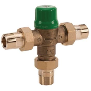 Image for Taco 3/4 In. Union Sweat Lead-Free Mixing Valve With Gauge from HD Supply