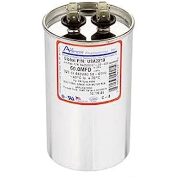 Image for Amrad Engineering # Usa2219 60 MFD 370/440 VAC Round Motor Run Capacitor from HD Supply