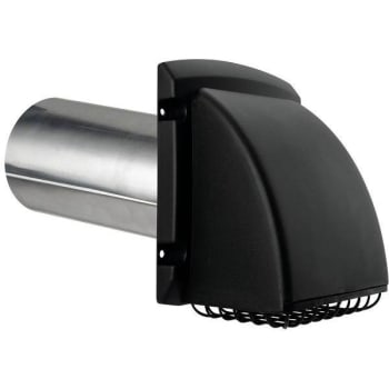 Image for Dundas Jafine 4 " X 1.25 ' Promax Wide Mouth Exhaust Hood "black Grille from HD Supply